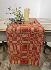 CAMBRIDGE RED/TAN SAVANNAH CURTAIN
